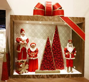 STANDING MRS SANTA 122cmH PLASTIC HEAD/HANDS - 160-4503358